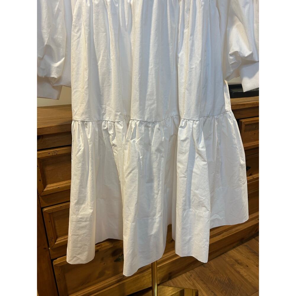 Marielle Stokkelaar Almelo NWT One Size Cecilia White Poplin Cotton Egyptian - Picture 9 of 15